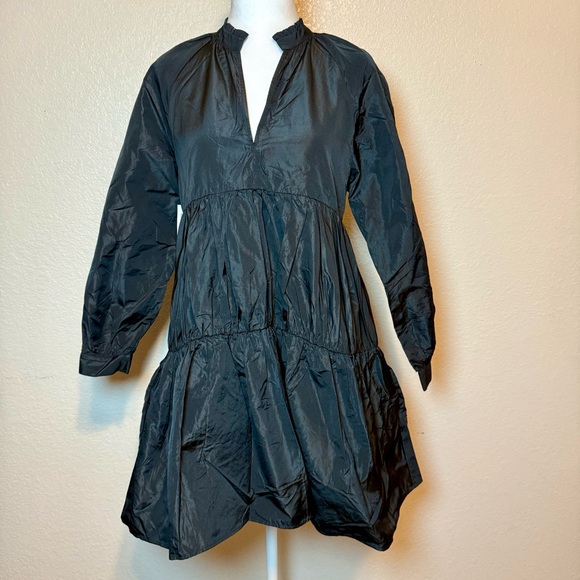 NWT Aritzia Sunday Best Gianna Alice Babydoll Dress Black Size Small - Picture 2 of 16